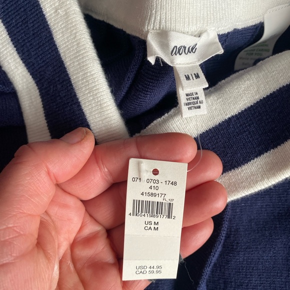 Aerie Navy Blue Skater Skirt - Picture 2 of 5